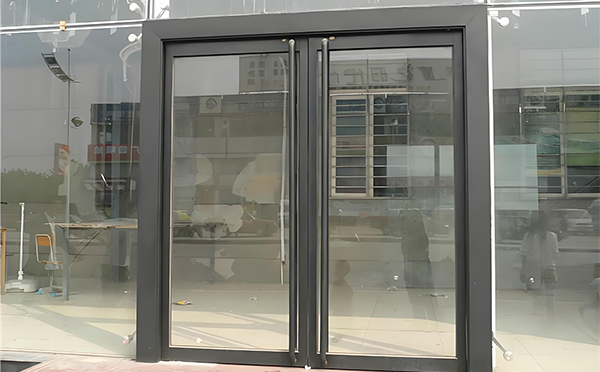 图木舒克玻璃地弹门