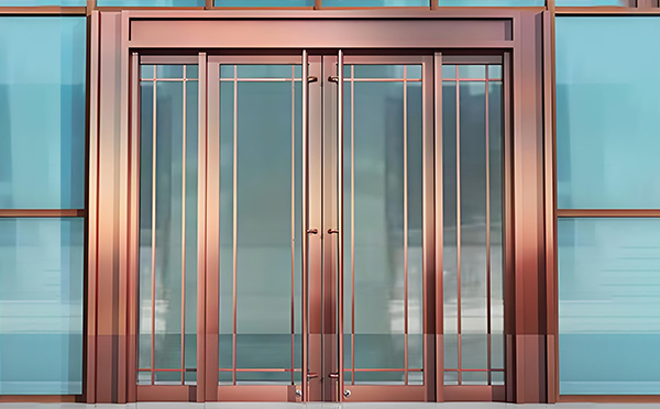 图木舒克玻璃地弹门